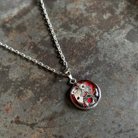 CLOPOA petit necklace red【K0773】