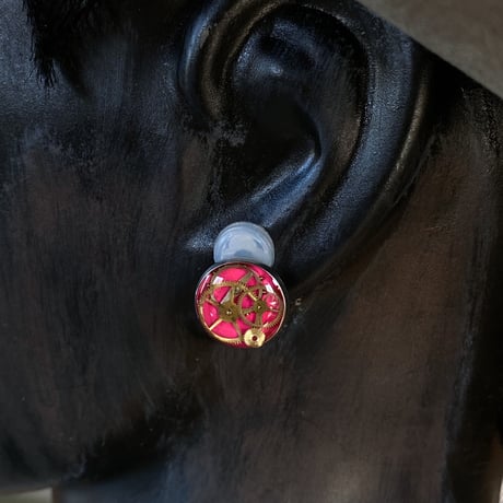 CLOPOA standard earrings pink【K0561】