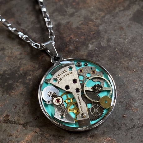 CLOPOA standard necklace turquoise【K0581】