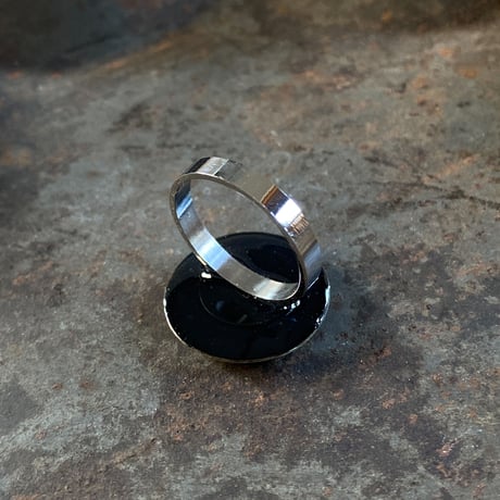 【K0613】 antique dial ring 14号(ボックス付)