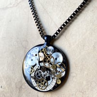 CLOPOA BLACK large necklace【K0562】