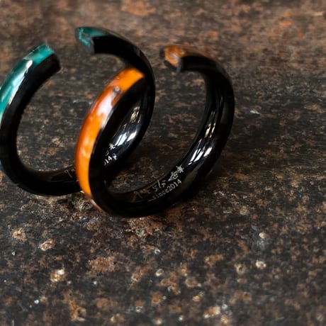 【new!!】CLOPOA BLACK standard 2way earcuff&rings 2本セット【K1015】