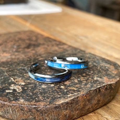 【企画展作品】CLOPOA standard 2way earcuff&rings “sunset color”2本セット 【something special/S0032】