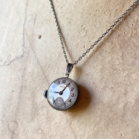 【企画展作品】antique dial&movement necklace【something special/S0008】