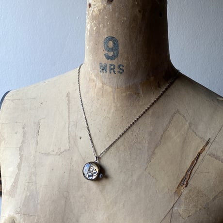 antique dial&movement necklace 【K0761】