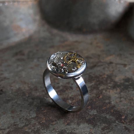 CLOPOA round petit ring silver #14【K0587】