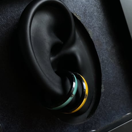 CLOPOA BLACK standard 2way earcuff&rings 2本セット【K0708】