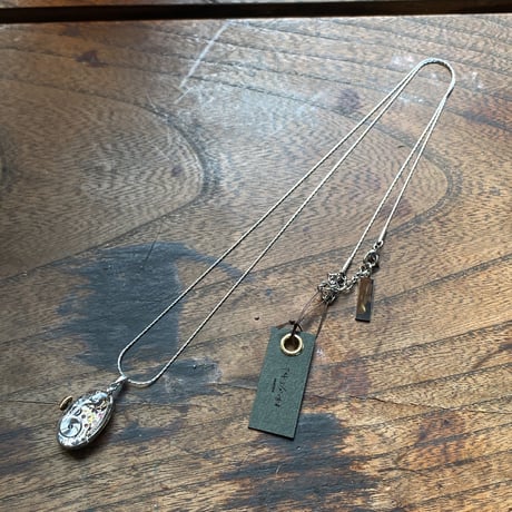 antique movement necklace "HAMILTON" 【K0812】