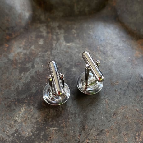 【K0690】 standard tiepin&cufflinks green セット(オリジナルボックス&バッグ付)