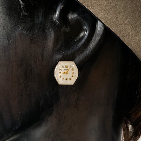 【K0625】 dial pierced earrings