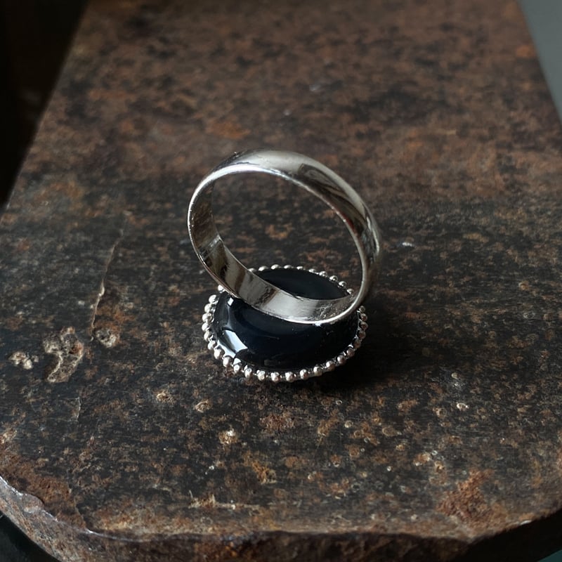 企画展作品】antique violet dial ring 