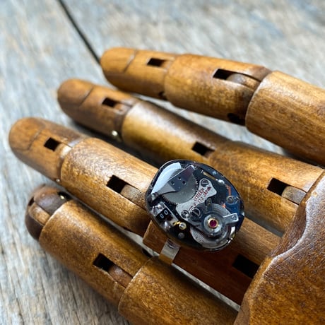 antique movement ring "電磁テンプ"【K0746】