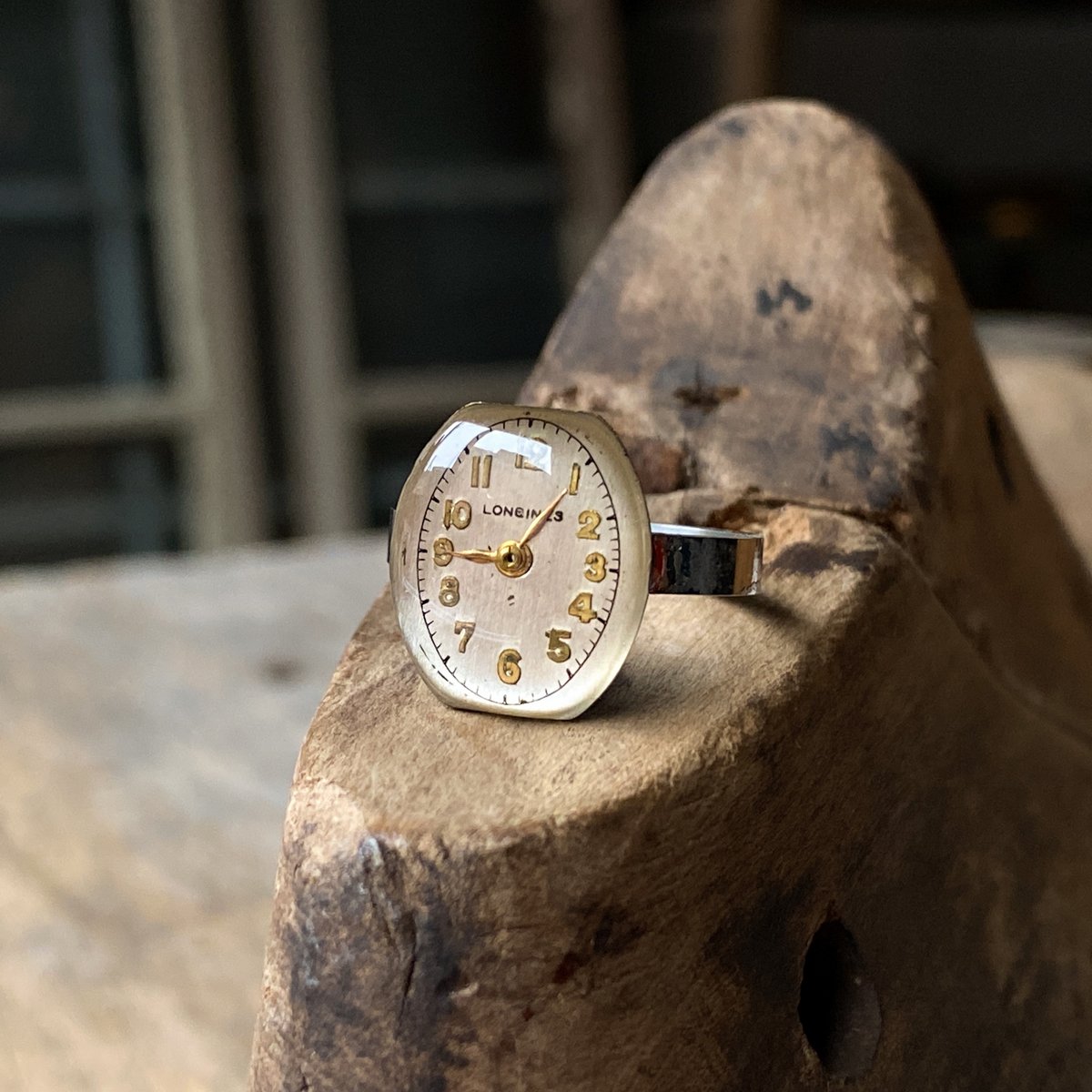 antique tonneau dial ring 