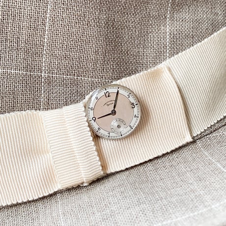 antique dial brooch【K0842】
