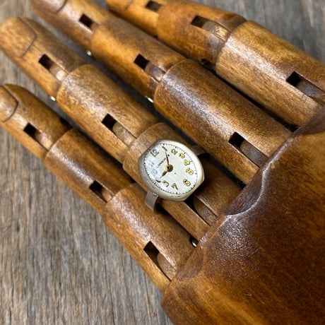 antique tonneau dial ring "LONGINES" #13【K0915】