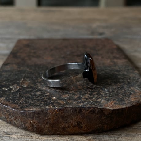 【new!!】 antique square dial ring "copper tone" #15(ボックス付)【K0999】