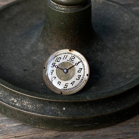 antique dial brooch "WINTON"【K0919】