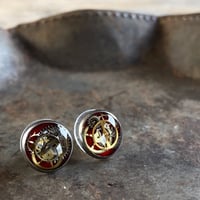 CLOPOA petit pierced earrings bordeaux【K0574】