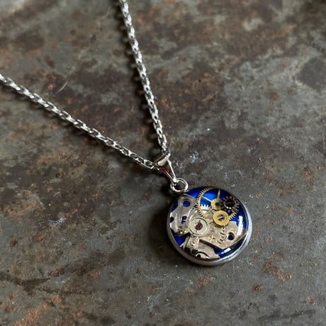 CLOPOA petit necklace blue【K0772】