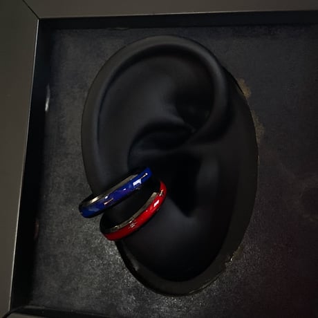 【new!!】CLOPOA BLACK standard 2way earcuff&rings 2本セット【K1013】