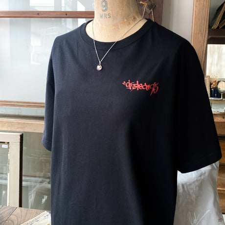 【サイズ限定特価】BLACK COLLECTION vol.2 Tシャツ ブラック&CLOPOA petit necklace purple【Sサイズ限定】【K0856】