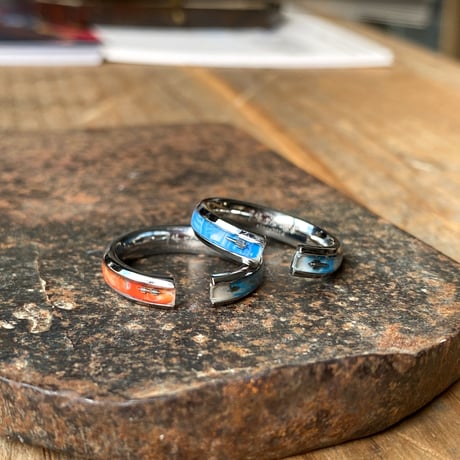 【企画展作品】CLOPOA standard 2way earcuff&rings “sunset color”2本セット 【something special/S0032】