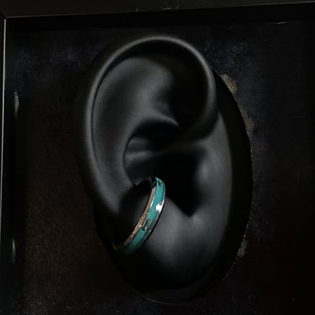 【new!!】CLOPOA pinky 2way earcuff&rings turquoise blue #7【K0996】