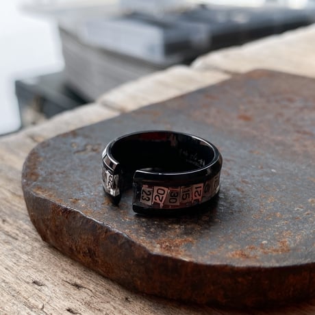 【new!!】CLOPOA BLACK 2way date earcuff&ring (太いやつ) 11号【K0954】