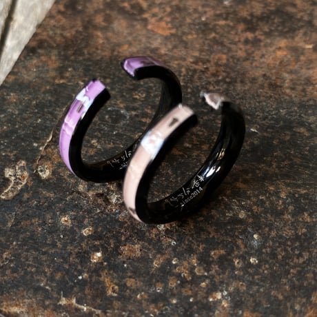 【new!!】CLOPOA BLACK standard 2way earcuff&rings 2本セット【K1012】