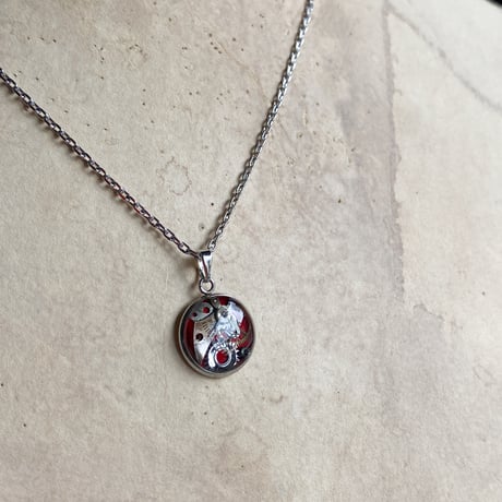 CLOPOA petit necklace red【K0773】