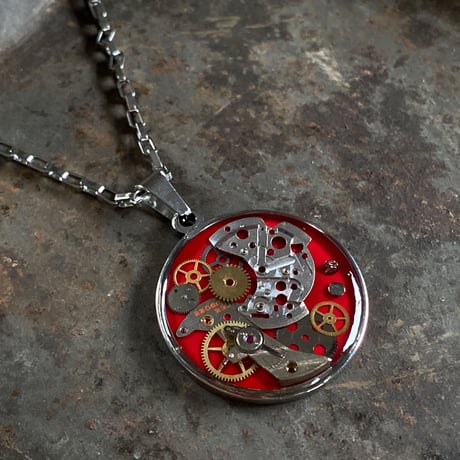 【K0655】CLOPOA standard necklace red