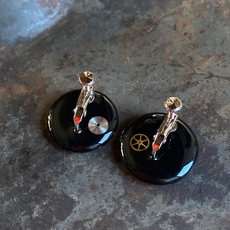 antique dial earrings(変わり文字盤)【K0714】