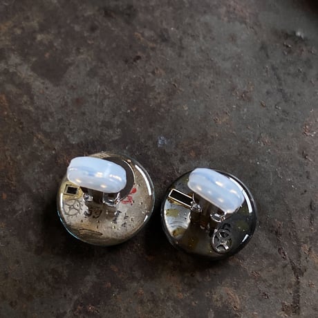 antique color dial earrings【K0593】
