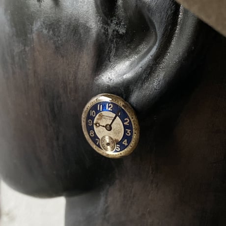 antique color dialpierced earrings【K0564】