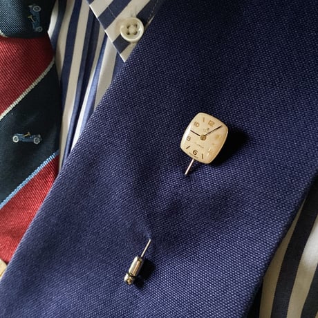 antique square dial hatpin【K0632】