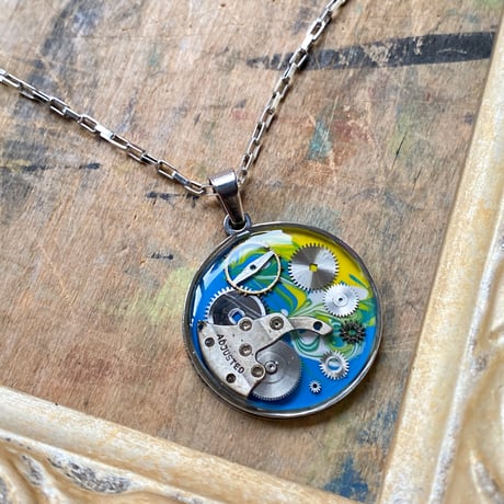 CLOPOA standard necklace multicolored　【K0808】