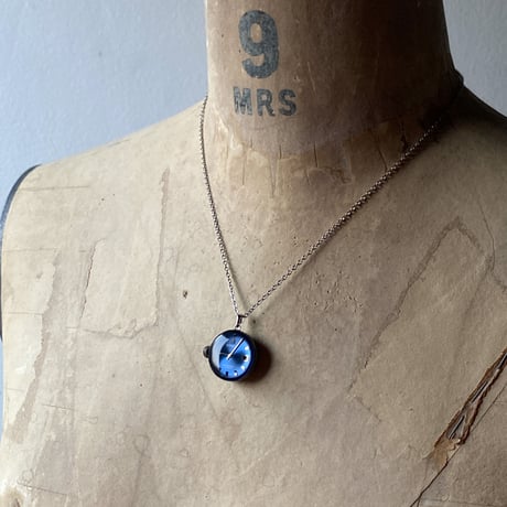 【K0662】 dial&movement necklace "DATE STAR"