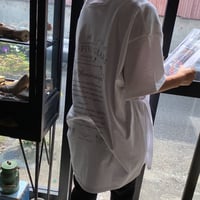 9時5分の歯車オリジナルTシャツ "10th ANNVERSARY" ホワイト×シルバー
