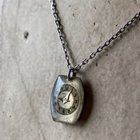 antique unique dial necklace【K0531】