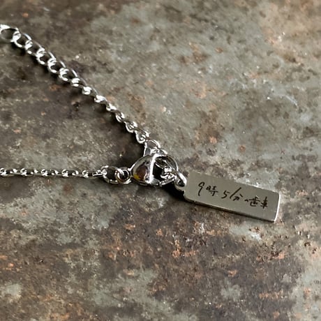 antique dial&movement reversible necklace 【K0571】