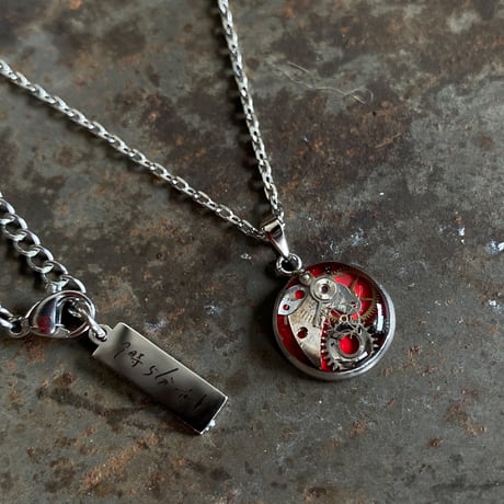 CLOPOA petit necklace red【K0773】