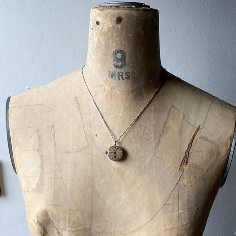 antique dial&movement necklace【K0706】