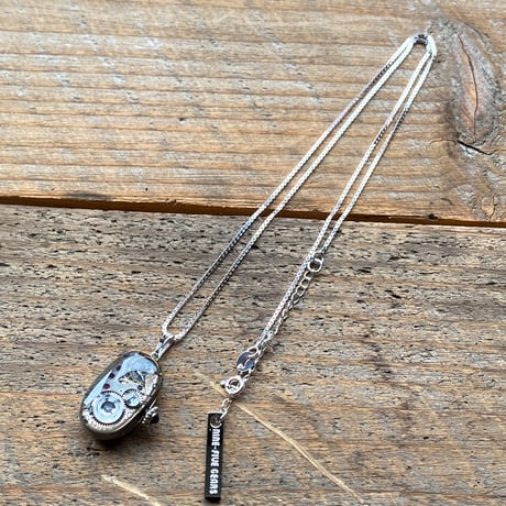 【企画展作品】antique oval dial&movement necklace "GRUEN" SV925【something special/S0004】