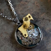 CLOPOA standard necklace moss green【K0602】