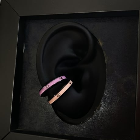 【new!!】CLOPOA BLACK standard 2way earcuff&rings 2本セット【K1012】