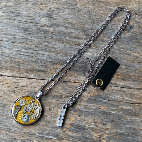 【new!!】CLOPOA standard necklace dark yellow【K0957】