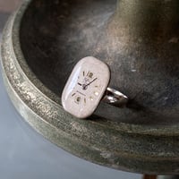 【K0626】 dial ring SV925 13号(ボックス付)