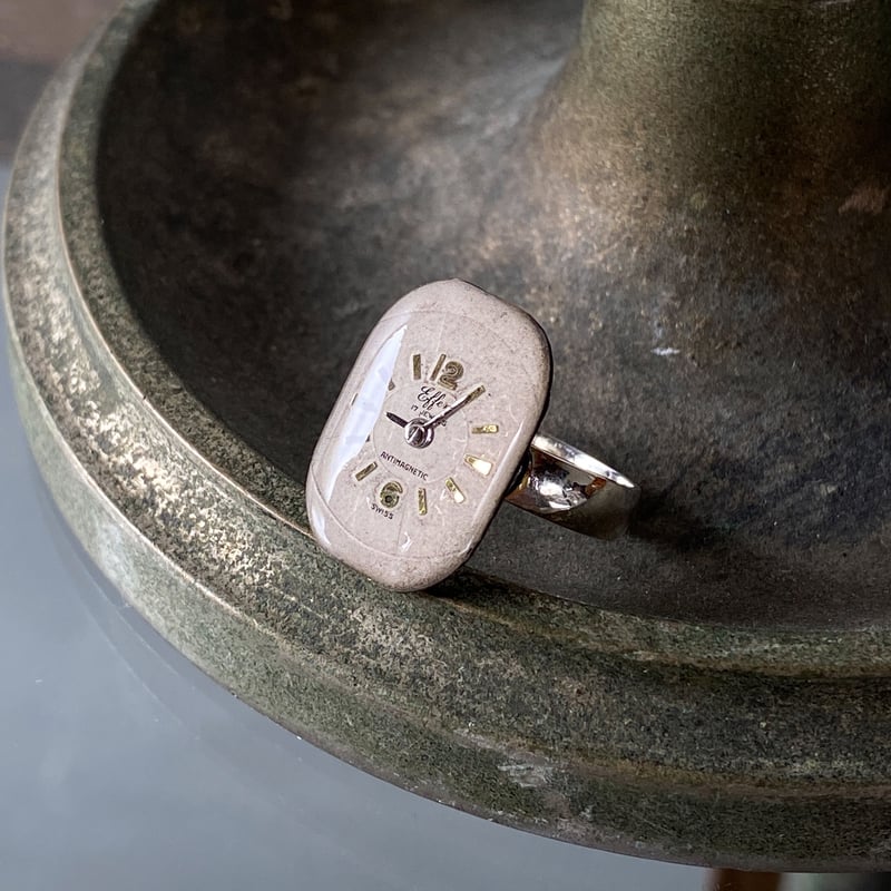 K0626】 dial ring SV925 13号(ボックス付) | 9時5分の歯車 オン
