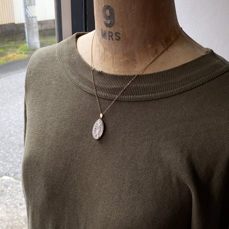 【new!!】antique oval dial necklace "SWISS MADE"【K1023】
