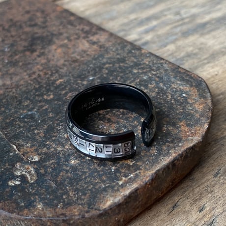 【new!!】CLOPOA BLACK 2way date earcuff&ring (太いやつ) 11号【K0954】